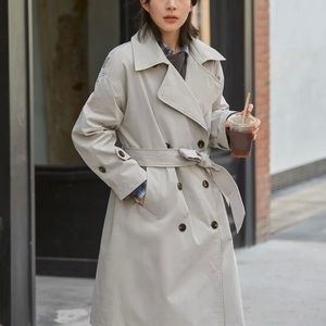 Dazy belted trench coat
